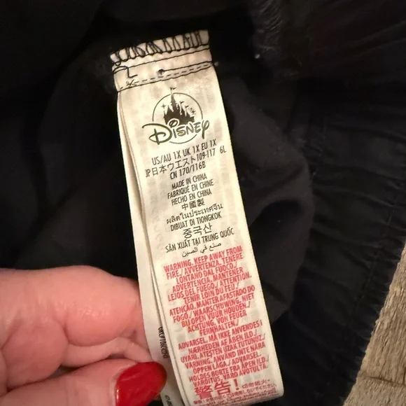 Disney Skeleton Dance Black Skeleton Print Pants - Picture 5 of 5